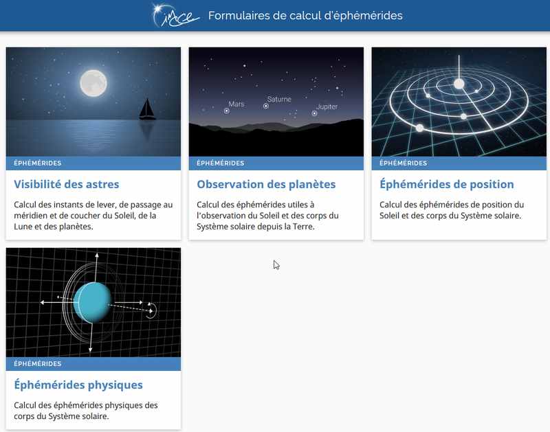 ephemeride en ligne