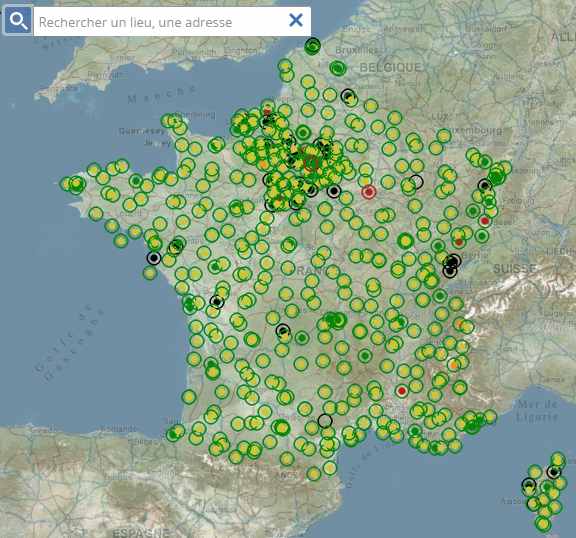 carte GNSS