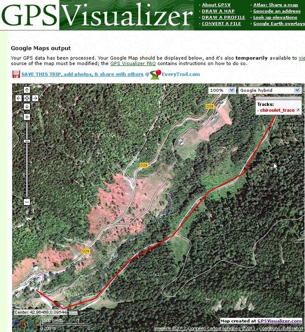 chiroulet trace